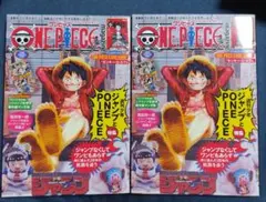 2冊　ONE PIECE ワンピースマガジン 20号 プロモ　ルフィ　未使用新品