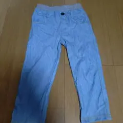 130サイズ デニム風ロングパンツ