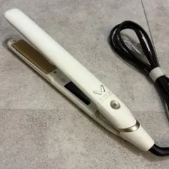 絹女 KINUJO W ストレートアイロン DS100 ホワイト 海外対応モデル