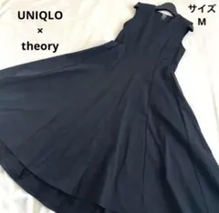 UNIQLO × theory ノースリーブワンピース M ブラック