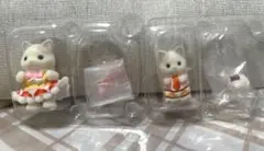 シルバニア　ケーキパーティー　ラテネコセット