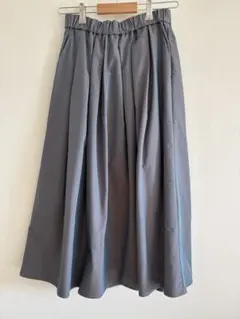 Simplicite （アーバンリサーチ）ブルーグレー フレアロングスカート