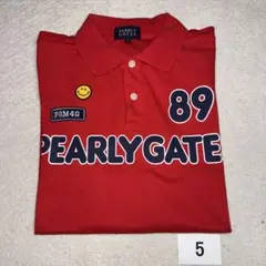 05 美品　日本製　パーリーゲイツ　ゴルフウェア　ポロシャツ　04 M