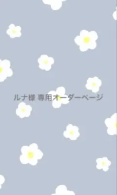ルナ様 専用オーダーページ