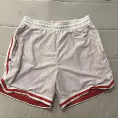 Nike メッシュショートパンツ XL ホワイト/レッド