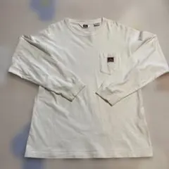BEN DAVIS 長袖 ポケットTシャツ ホワイト Lサイズのサムネイル