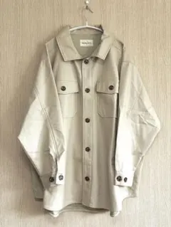 春物 美品 ROSE BUD フェイクレザーシャツジャケット