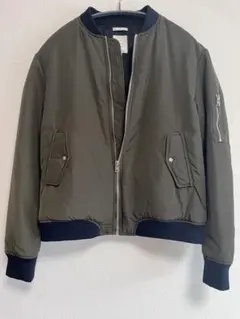 【美品】ZARA ザラMA-1ジャケット オリーブグリーンM