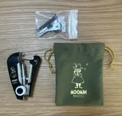 モノマスター　付録　スナフキン　ホッチキスみたいなハンディ・ミシン＆巾着セット