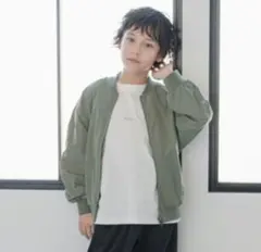 グローバルワーク　洗える撥水MA-1　ジャケット　150