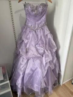 ラベンダー カラー ロング ドレス 結婚式 二次会 JEAN MACLEAN