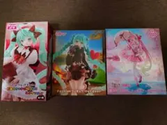 桜ミク　初音ミク フィギュア 3点セット