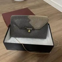 ショルダーバッグ 黒金