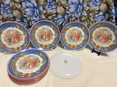 WEDGWOOD ピーターラビット 2001 クリスマスプレート 12枚セット