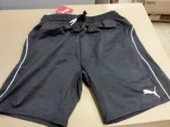M）濃灰）プーマ★ショートパンツ ８インチショーツ薄手軽量 522965puma