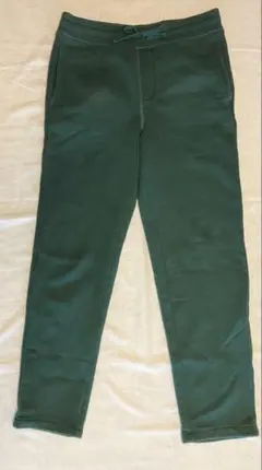 ダークグリーン 裏起毛　スウェットパンツ