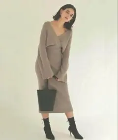 ACYM（アシーム）　 Cachecoeur knit SETUP