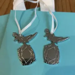 Tiffany & Co 【限定非売品】銀座本店チャーム 2点セット 保存袋付