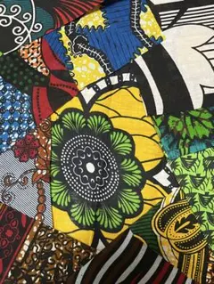 アフリカンプリント　ハギレ　はぎれ　詰め合わせ　セット　コットン　ポリエステル