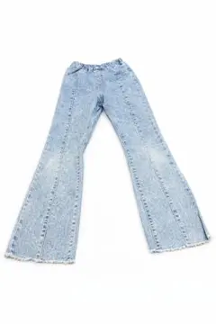 フレアデニムジーンズ 150