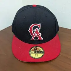 美品【NEW ERA】MLB カリフォルニアエンゼルス キャップ
