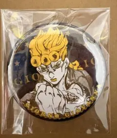 ジョジョの奇妙な冒険 ジョジョワールド　ホログラム缶バッジ　ジョルノ