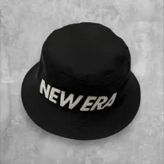 【NEWERA】ニューエラ ビッグロゴ バケットハット 黒