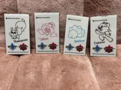 ポケモンセンターオンライン　特典シール4枚セット