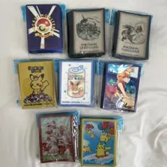 【まとめ売り】ポケカ　デッキシールド　スリーブ　8種セット