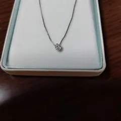 Pt ダイヤモンド 0.20ct ネックレス