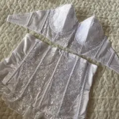 セモアブライダルインナー セミロングラインブラ、ウエストニッパー