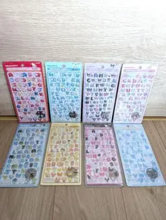 全種8種 コンプリート 正規品 サンリオ ボンボンドロップシール 文字