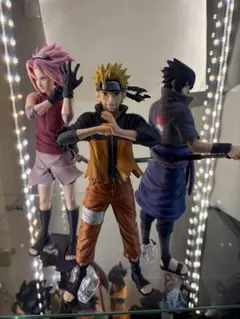 NARUTO 一番くじ　忍ノ絆　フィギュア　ナルト　サスケ　サクラ　第七班