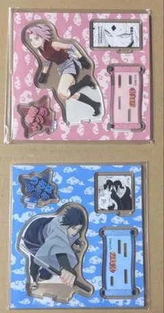 NARUTO サスケ サクラ サラダ コースター サンリオ アニメイトカフェ