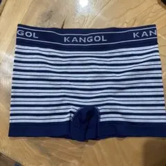 KANGOL ボクサーパンツ ボーダー ネイビー Mサイズ