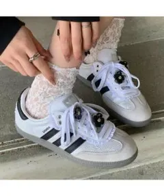 adidas SAMBA OG 新品未使用 24.0cm レースフラワー フリル - メルカリ