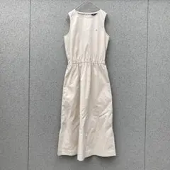 2735【トミーヒルフィガー】XS♡ノースリーブロングワンピース ゴムウエスト