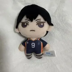 ハイキュー 影山飛雄 ぬいぐるみキーホルダーキーチェーン付き