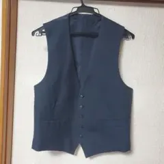 メンズ スーツベスト ネイビー
