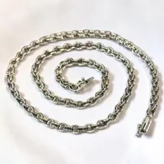 silver925 plated ペーパーチェーン 14K刻印あり 50cm - メルカリ