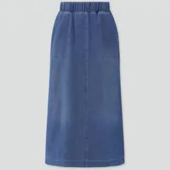 大きいサイズ　3XL　デニムジャージースカート　ユニクロ