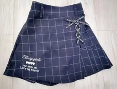 Bling girls スカート キュロットスカート ネイビー 150cm