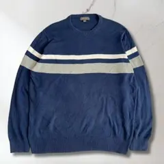 00’s vintage MERONA クルーネックニット ネイビー y2kのサムネイル