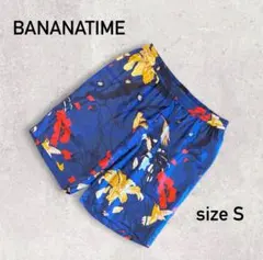 新品　バナナタイム　RELAXED SHORT JUNGLETIME BLUEのサムネイル