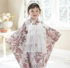 【新品】キャサリンコテージ 七五三 着物セット 130 簡単着付け