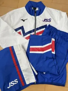 良品 JSS 3点 指定 シャカシャカジャージ 上下ハーフパンツSサイズと150