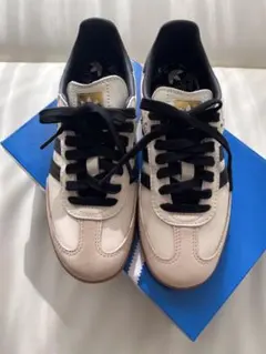 adidas Samba OG W クリーム/ブラック 23cm