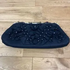 【未使用品】Cachellie レディース　パーティバッグ　リボン　パールのサムネイル