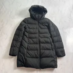 美品　UNIQLO ユニクロ　ストレッチダウンコート　Ｍ　ダークグレー