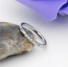 5D ステンレスリング ステンレス指輪 ピンキーリング シルバー